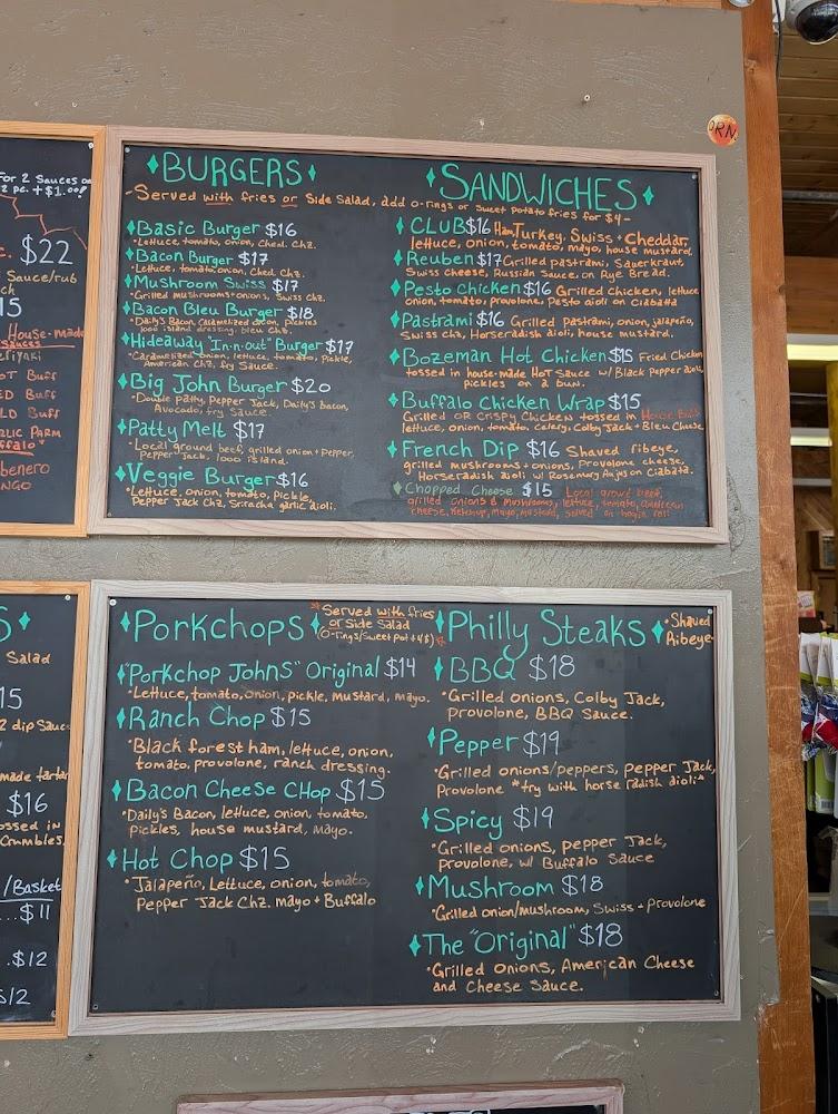 K2 Hideaway Grill Menu image 3